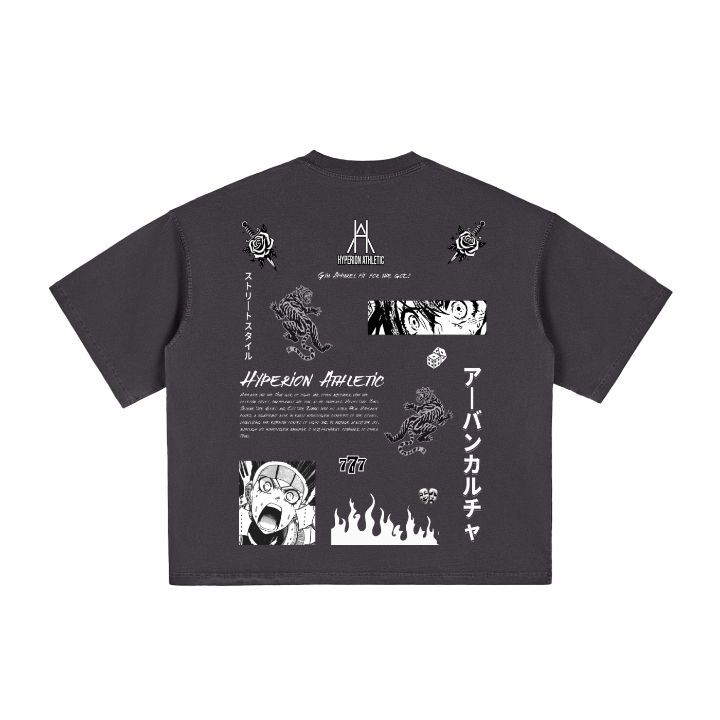 "Gambler" Oversized Boxy T-Shirt