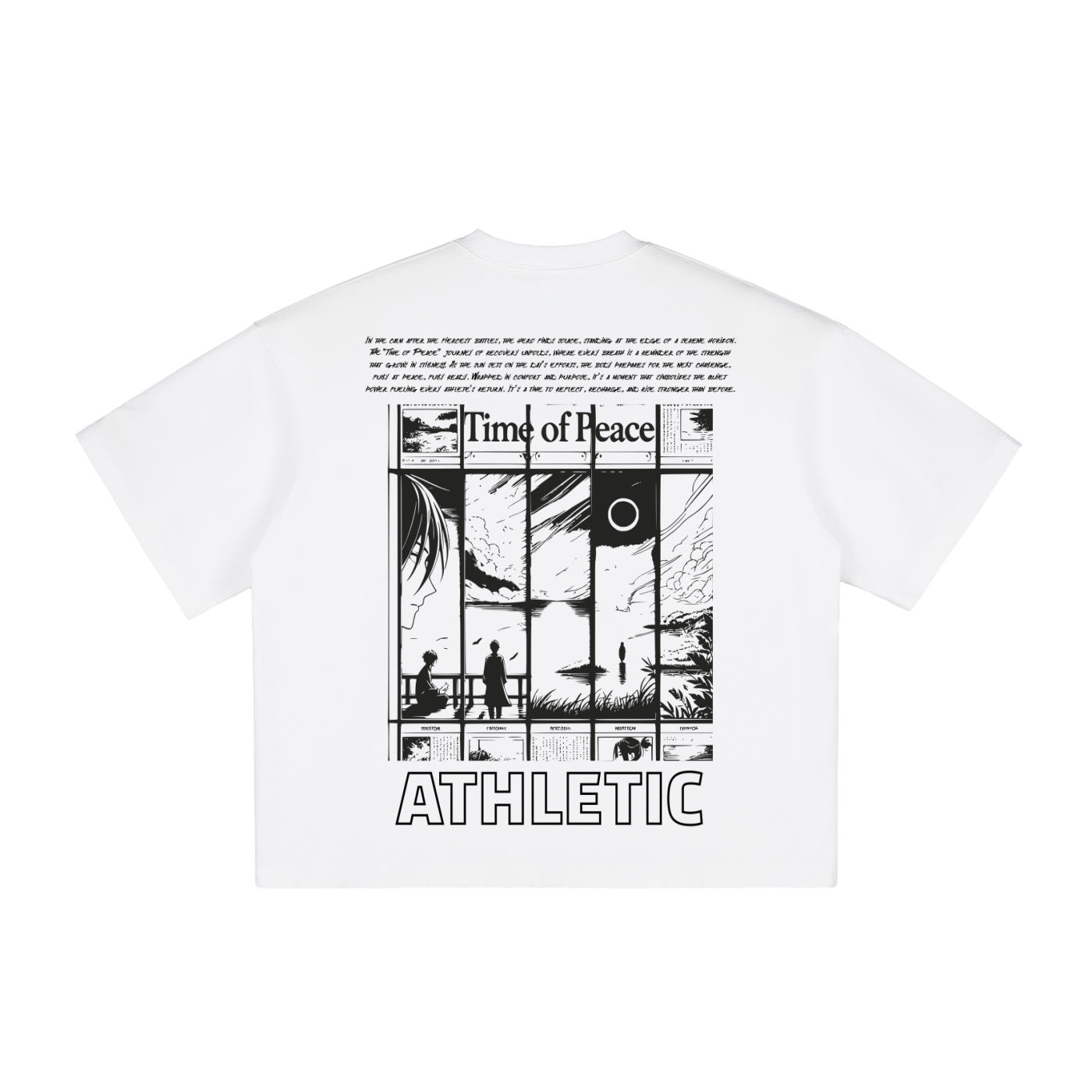 "Time of Peace" Oversized Boxy T-Shirt