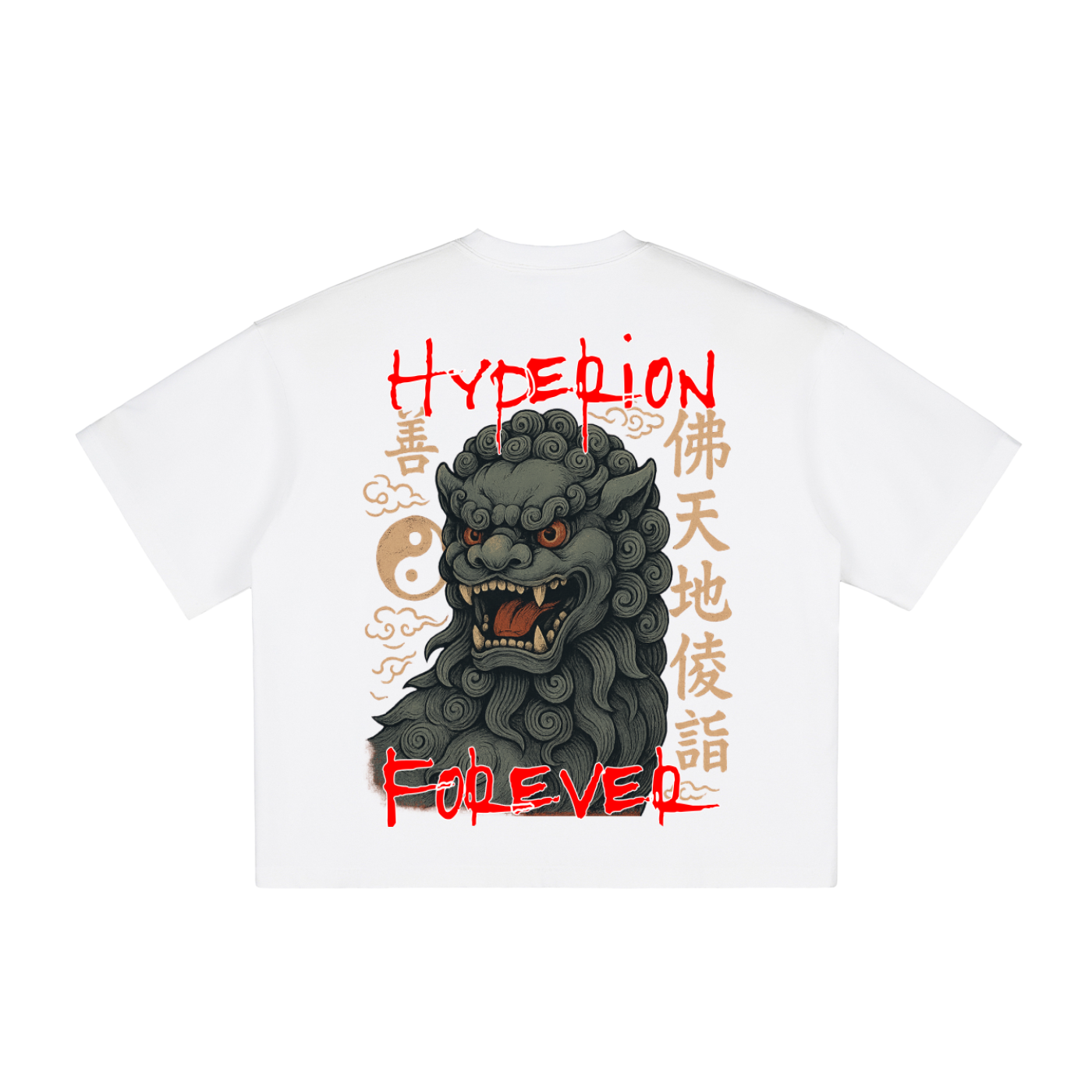 "Divine Protector" Oversized Boxy T