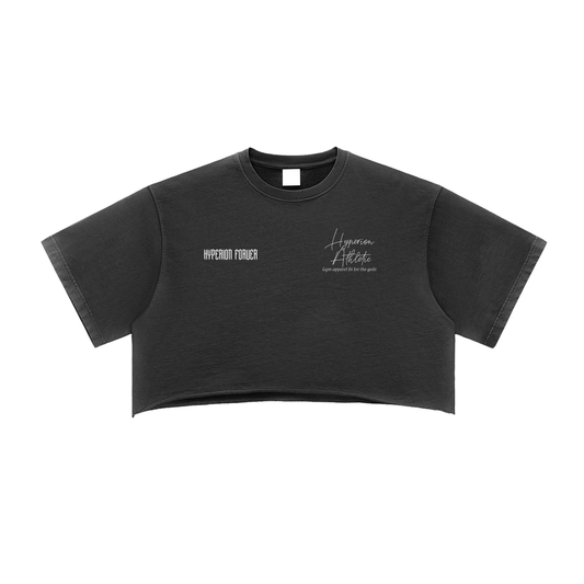 Women's "Burning Love" Oversized Crop Top