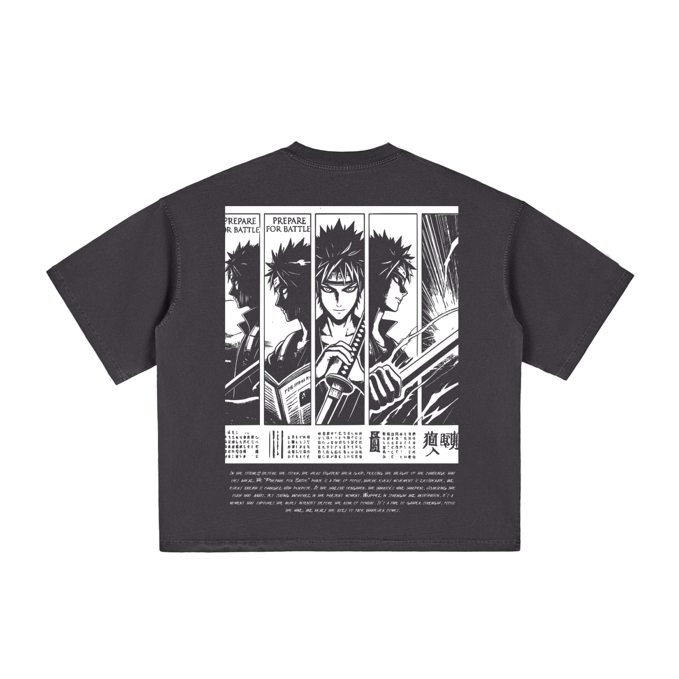 "Prepare for Battle" Oversized Boxy T-Shirt