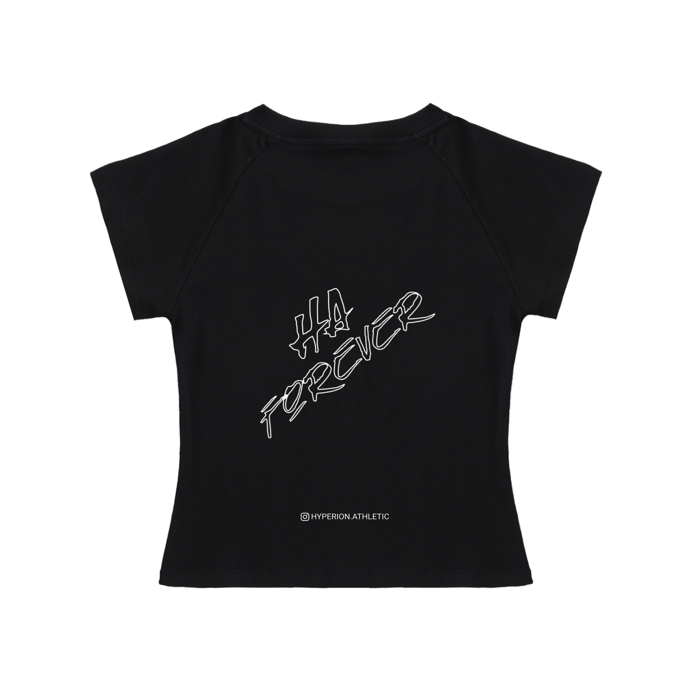 Women's "HA Forever" Slim Fit Crop Top