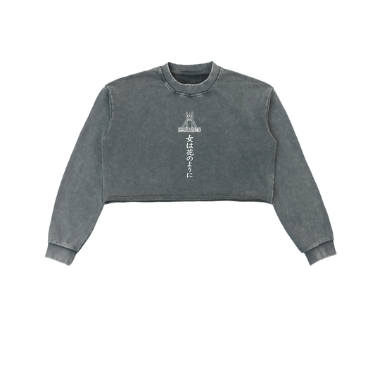 Women's "Warriors Way" Cropped Sweatshirt
