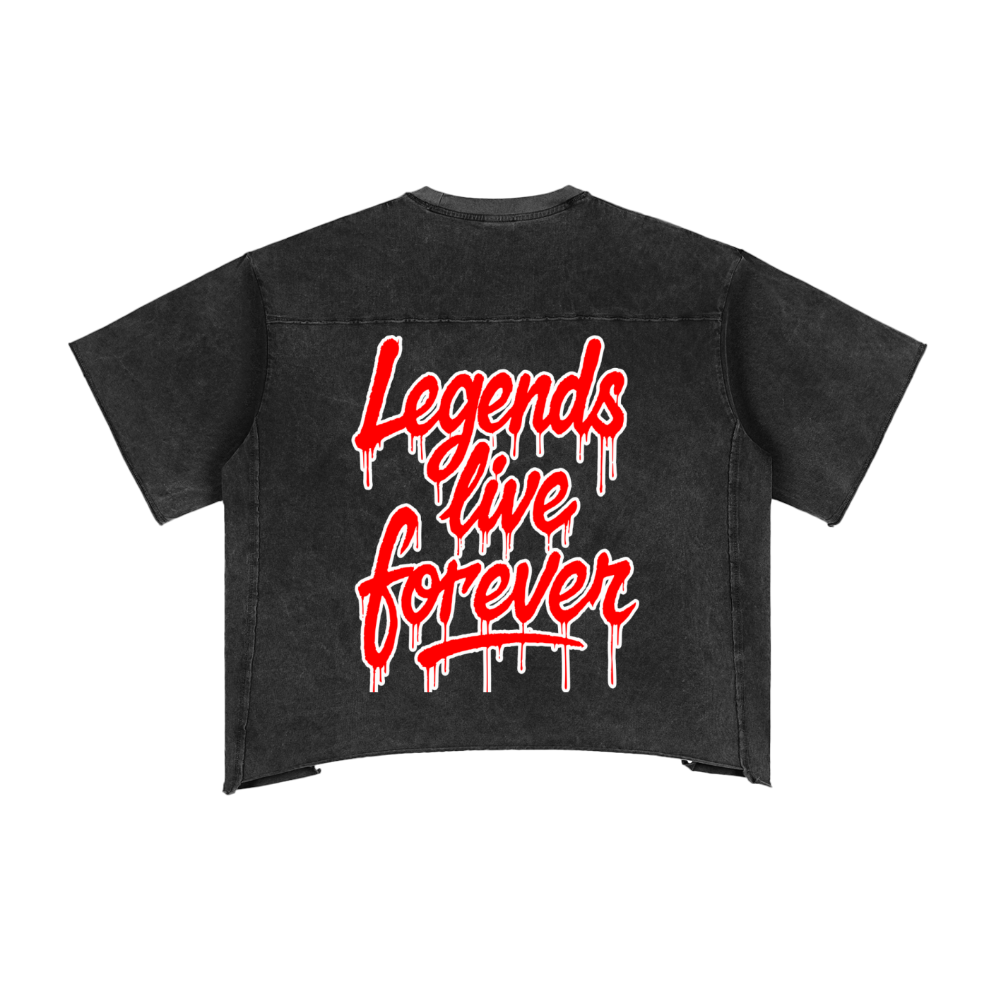 "Legends Live Forever" Oversized Box T-Shirt