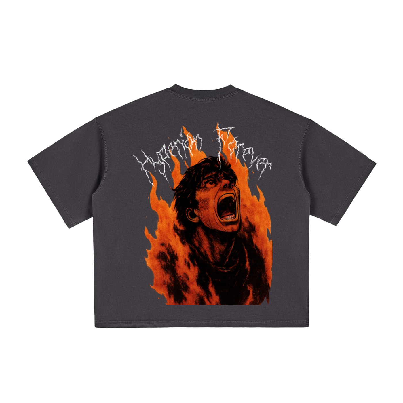 "Angry Hell" Oversized Boxy T-Shirt